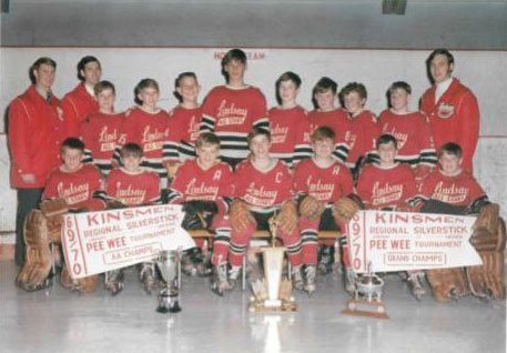 1969-1970 Lindsay Kinsmen Peewee Hockey Team